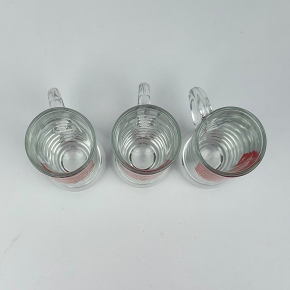 Lulu's Roadhouse Shot Glasses Set of 3 Home of World's Longest Bar France Vintag - Picture 5 of 7